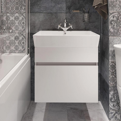 Комплект мебели для ванной DIWO Тольятти 60 подвесной цвет Белый