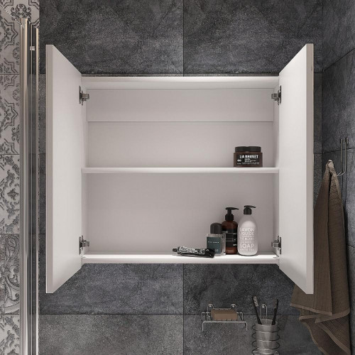 Комплект мебели для ванной DIWO Тольятти 60 подвесной цвет Белый