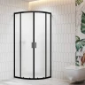 Душевой уголок RGW 90x90 06095699-44 профиль цвет Черный стекло cora