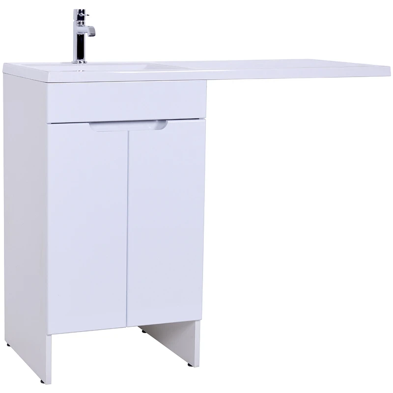 Тумба с раковиной Orange Kandy 120 L OPKD-120TUW+RAL Белый глянец МДФ / ЛДСП