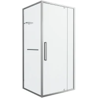 Душевой уголок Bravat Line 90x90 BS090.2116A профиль Хром стекло прозрачное