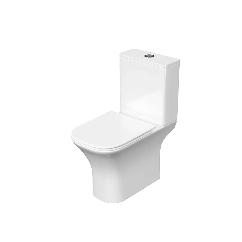 Унитаз компакт Aquatek Optima Square AQ4411-00 цвет Белый с бачком и сиденьем Микролифт
