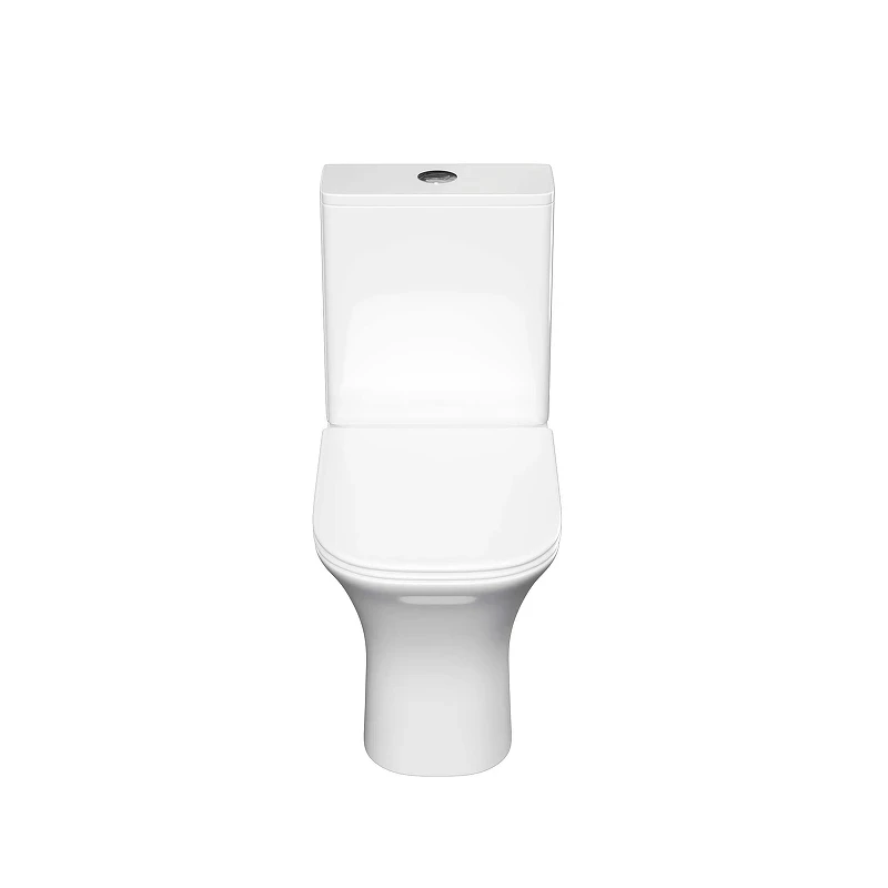 Унитаз компакт Aquatek Optima Square AQ4411-00 цвет Белый с бачком и сиденьем Микролифт