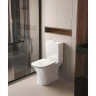 Унитаз компакт Aquatek Optima Square AQ4411-00 цвет Белый с бачком и сиденьем Микролифт