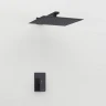 Душевая система WasserKRAFT A20219 Черная матовая латунь встраиваемый