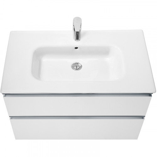 Тумба под раковину Roca The Gap 80 A857399806 подвесная Белый глянец