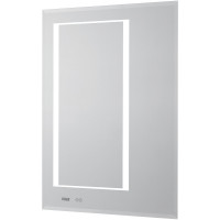 Зеркало Aquaton Сакура 80 1A236502SKW80 с подсветкой с сенсорным выключателем с антизапотеванием и часами стекло
