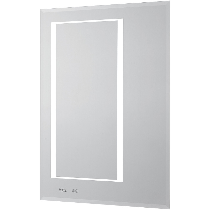 Зеркало Aquaton Сакура 80 1A236502SKW80 с подсветкой с сенсорным выключателем с антизапотеванием и часами стекло