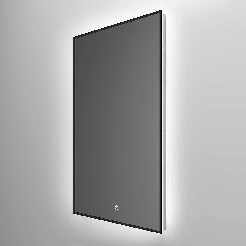 Зеркало Vincea 50 VLM-3VN500B с подсветкой Черное с сенсорным выключателем и диммером стекло