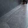 Душевой лоток AM.PM MasterFlow 70 W01SC-U11-070-04SB с решеткой Хром матовый / под плитку Tile