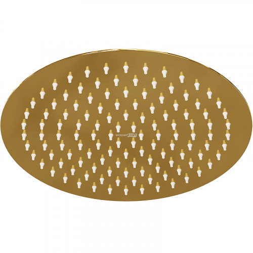 Верхний душ WasserKRAFT Sauer A208 Золото нержавеющая сталь на потолок