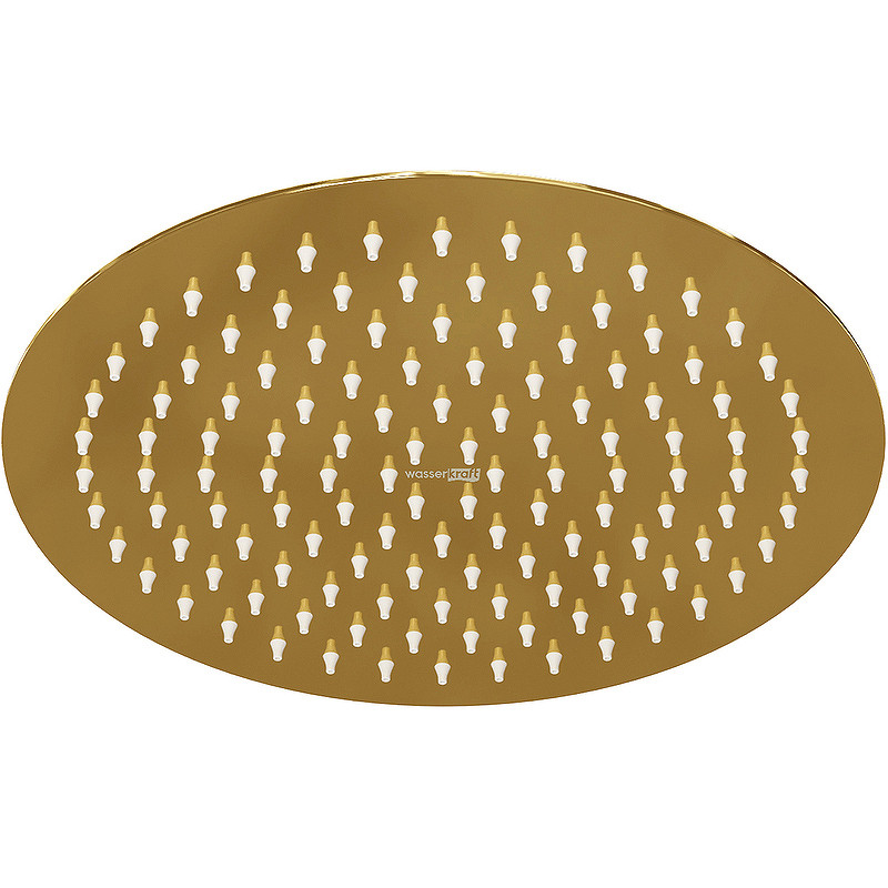 Верхний душ WasserKRAFT Sauer A208 Золото нержавеющая сталь на потолок