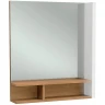 Зеркало Jacob Delafon Terrace 60 R EB1180D-NF с подсветкой Белое Древесное с сенсорным выключателем МДФ / ЛДСП, массив дерева, стекло