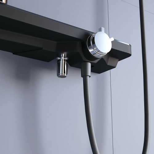 Смеситель для ванны RGW SP-41Gr 69140541-11 Серый латунь на стену