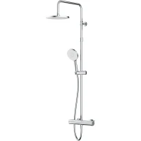 Душевая система AM.PM X-Joy F0785A400 с термостатом Хром латунь на стену