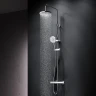 Душевая система AM.PM X-Joy F0785A400 с термостатом Хром латунь на стену