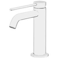Смеситель для раковины Gattoni Circle Two 9142/91BO Белый матовый латунь