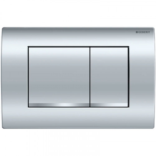 Инсталляция Geberit Delta 458.163.21.1 для унитаза с клавишей смыва Хром глянцевый пластик