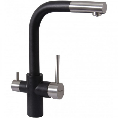 Смеситель для кухни Florentina Кристалл 333.32H.2123.302 Антрацит латунь