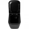 Комплект унитаза с инсталляцией BelBagno Ardente-C BB3202CHR-MB/BB3202SC-MB/BB002-80/BB007-PR-NERO.M с сиденьем Микролифт и Черной матовой клавишей смыва фаянс подвесной