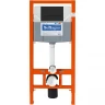 Комплект унитаза с инсталляцией BelBagno Ardente-C BB3202CHR-MB/BB3202SC-MB/BB002-80/BB007-PR-NERO.M с сиденьем Микролифт и Черной матовой клавишей смыва фаянс подвесной