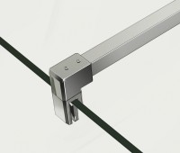 Душевая перегородка WeltWasser WW400 70G-1 10000006279 профиль Хром стекло прозрачное