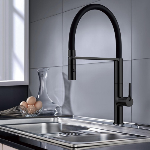 Смеситель для кухни Vincea VKF-114MB цвет Брашированный никель