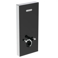 Инсталляция для унитаза Ideal Standard Prosys R0144A6 цвет Черное стекло с клавишей смыва цвет Нержавеющая сталь