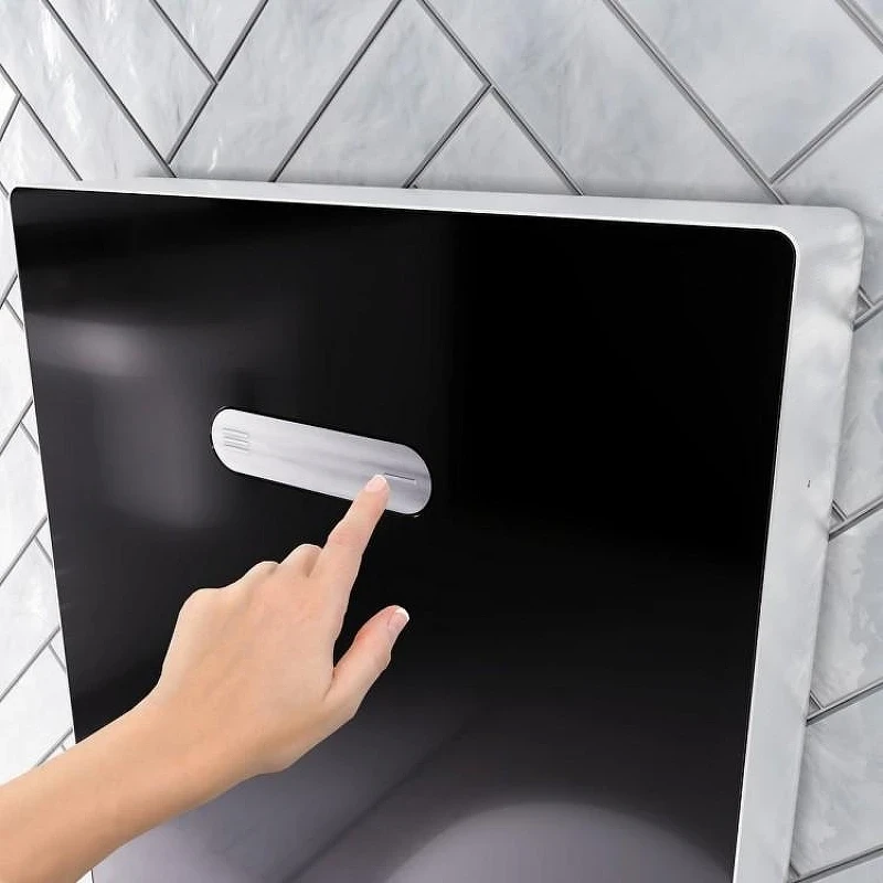 Инсталляция для унитаза Ideal Standard Prosys R0144A6 цвет Черное стекло с клавишей смыва цвет Нержавеющая сталь