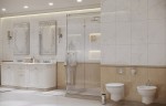Душевой уголок Ambassador Abner 90x90 10011101R профиль Хром стекло прозрачное