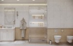 Душевой уголок Ambassador Abner 90x90 10011101R профиль Хром стекло прозрачное