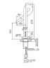 Смеситель для раковины Wonzon & Woghand Loop WW-111-00-508 цвет Черный матовый
