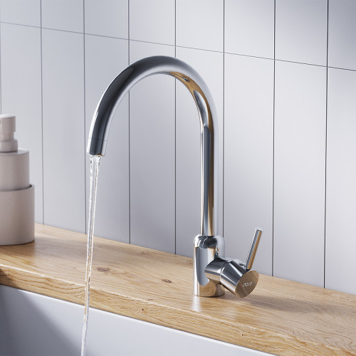 Смеситель для кухни Dorff Logic D3007000 Хром нержавеющая сталь