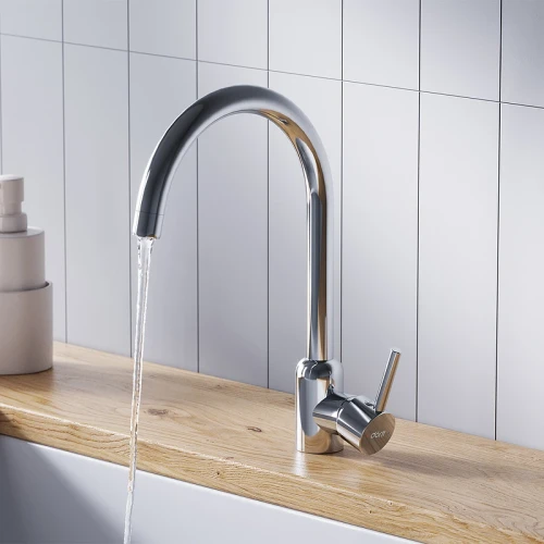Смеситель для кухни Dorff Logic D3007000 Хром нержавеющая сталь
