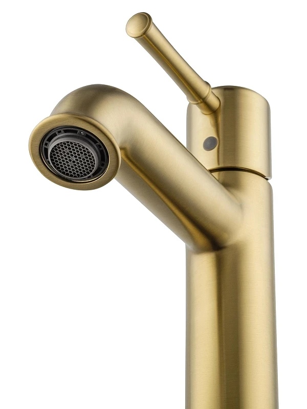 Смеситель для раковины Wonzon & Woghand Tor WW-88018073-BG цвет Брашированное золото
