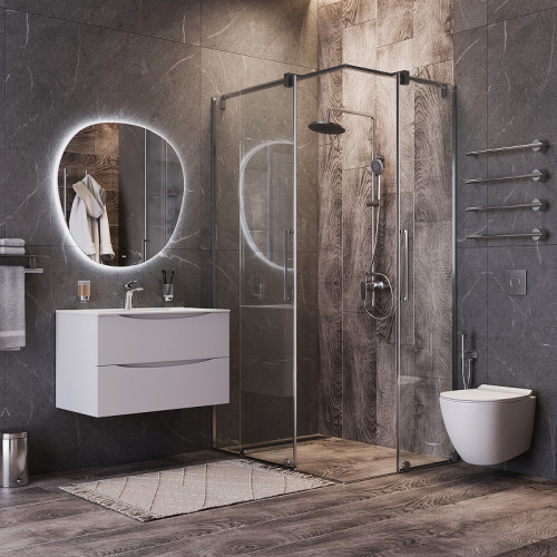 Зеркало Bond Circle 80x80 M37ZE-8080 с подсветкой с бесконтактным выключателем стекло