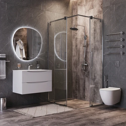 Зеркало Bond Circle 80x80 M37ZE-8080 с подсветкой с бесконтактным выключателем стекло