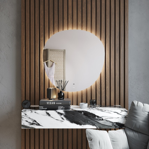 Зеркало Bond Circle 80x80 M37ZE-8080 с подсветкой с бесконтактным выключателем стекло