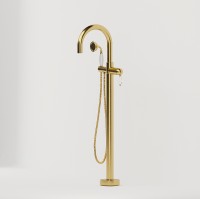 Смеситель для ванны Boheme Imperiale 289-SW Золото латунь на пол