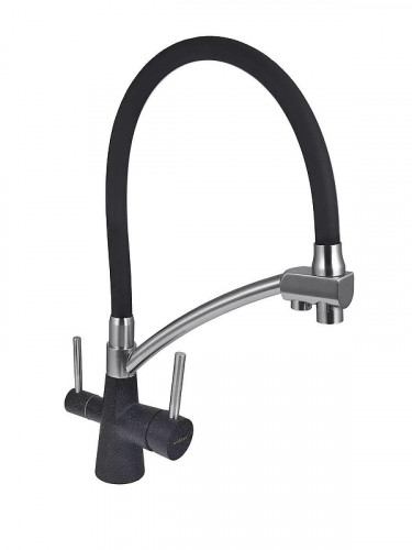 Смеситель для кухни Wisent W4855-22-2 цвет Черный