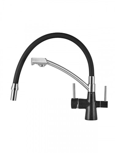 Смеситель для кухни Wisent W4855-22-2 цвет Черный