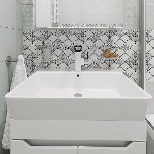 Тумба с раковиной DIWO Архангельск 60 цвет Белый