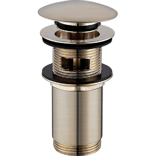 Донный клапан Omnires A706GLB click-clack Золотой брашированный