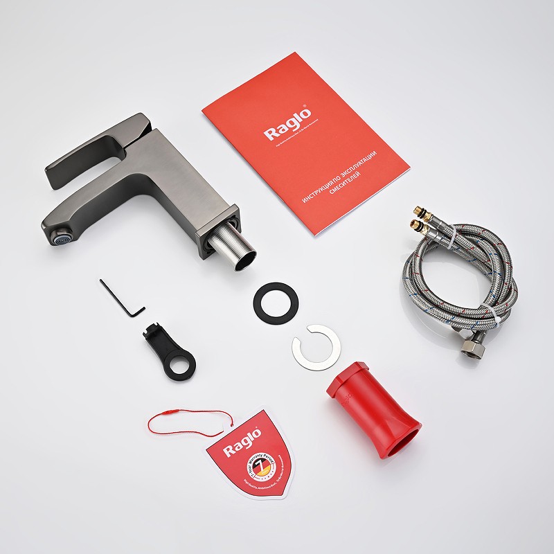 Смеситель для раковины Raglo R01.10.09 Графит матовый
