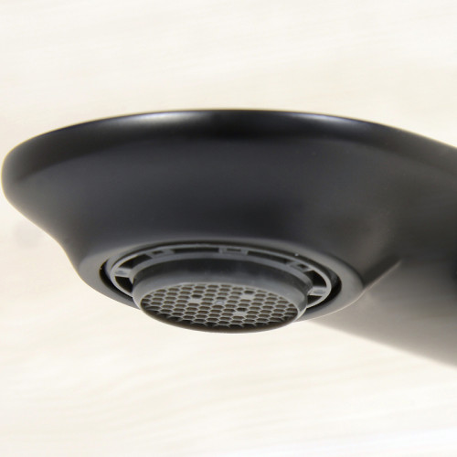 Смеситель для ванны WasserKRAFT Elbе 7401 Черный матовый латунь на стену