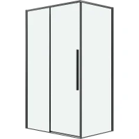 Душевой уголок Grossman Galaxy 110х70 120.K33.01.1170.42.00 профиль Графит сатин стекло прозрачное