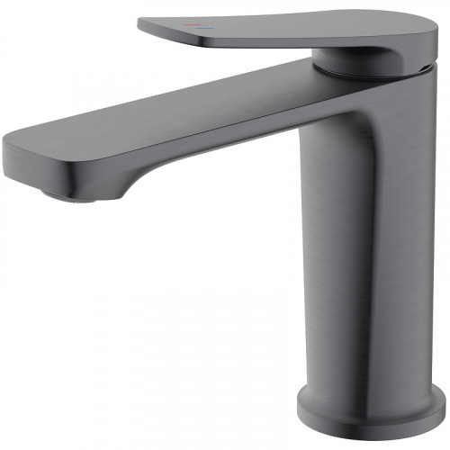 Смеситель для раковины Splenka S40.10.07 Серый матовый латунь