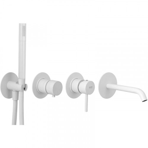 Смеситель для ванны Remer X-Style X96S03ROXXBO Белый матовый латунь встраиваемый