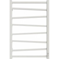 Электрический полотенцесушитель Grois Zigzag GR-103 50/80 П8 9016 R диммер справа Белый матовый