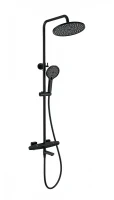 Душевая система Wonzon & Woghand Neo WW-B3046-A1-MB с термостатом цвет Черный матовый